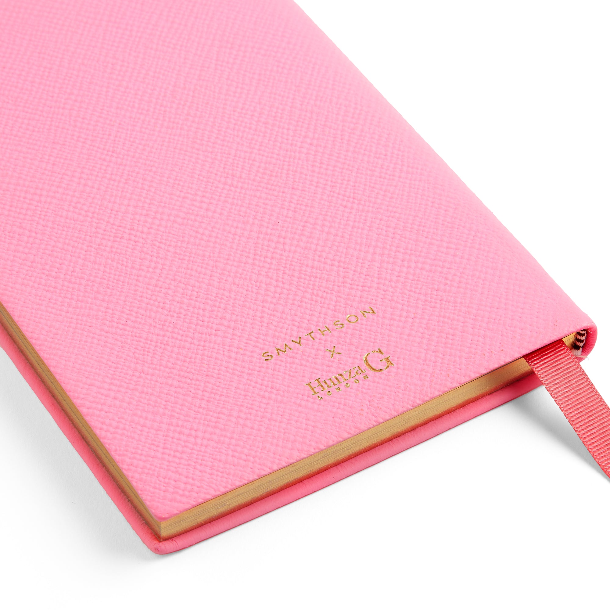 Smythson x Hunza G Chelsea Notebook - Bubblegum