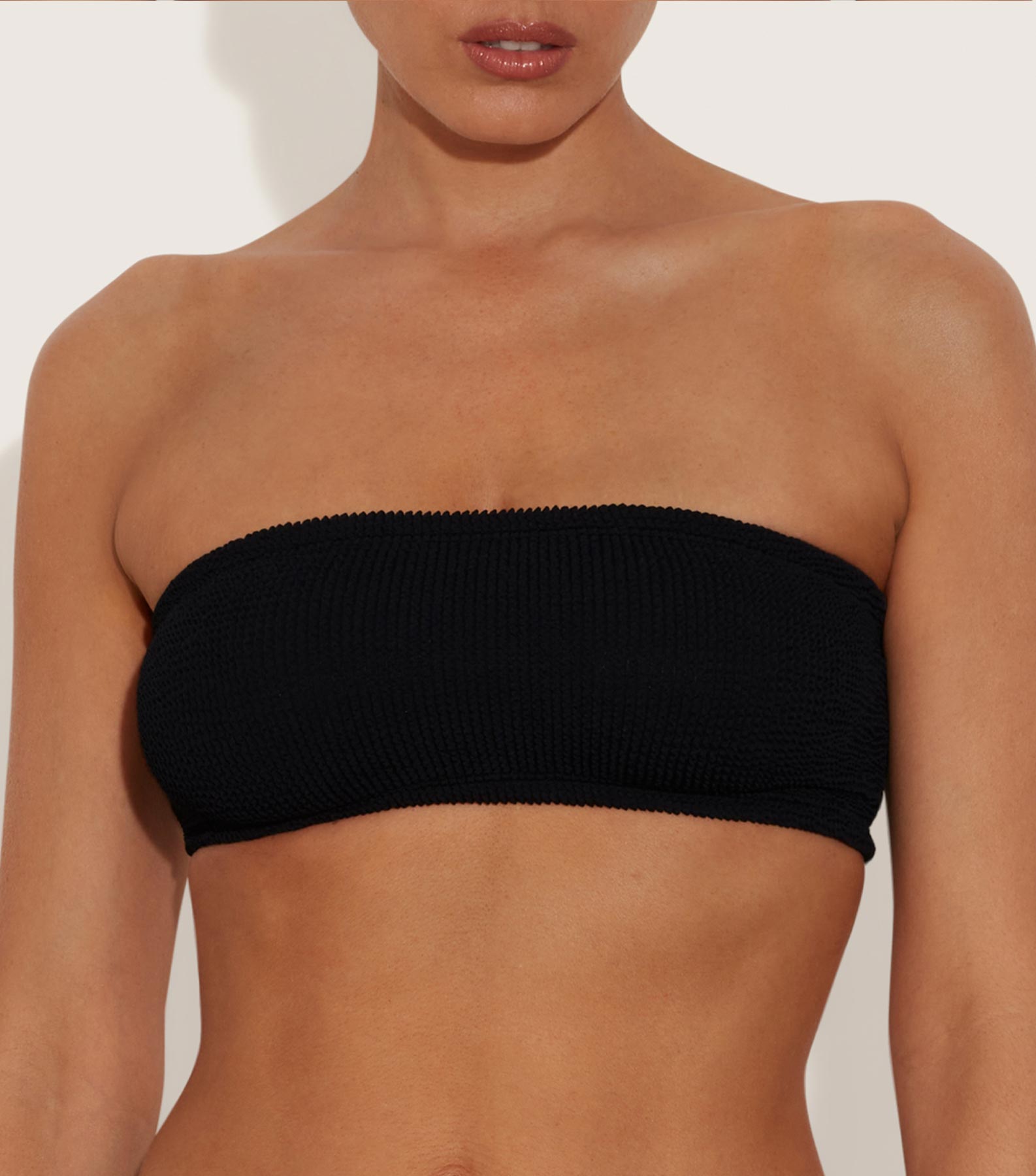 Bandeau Bikini Top - Black