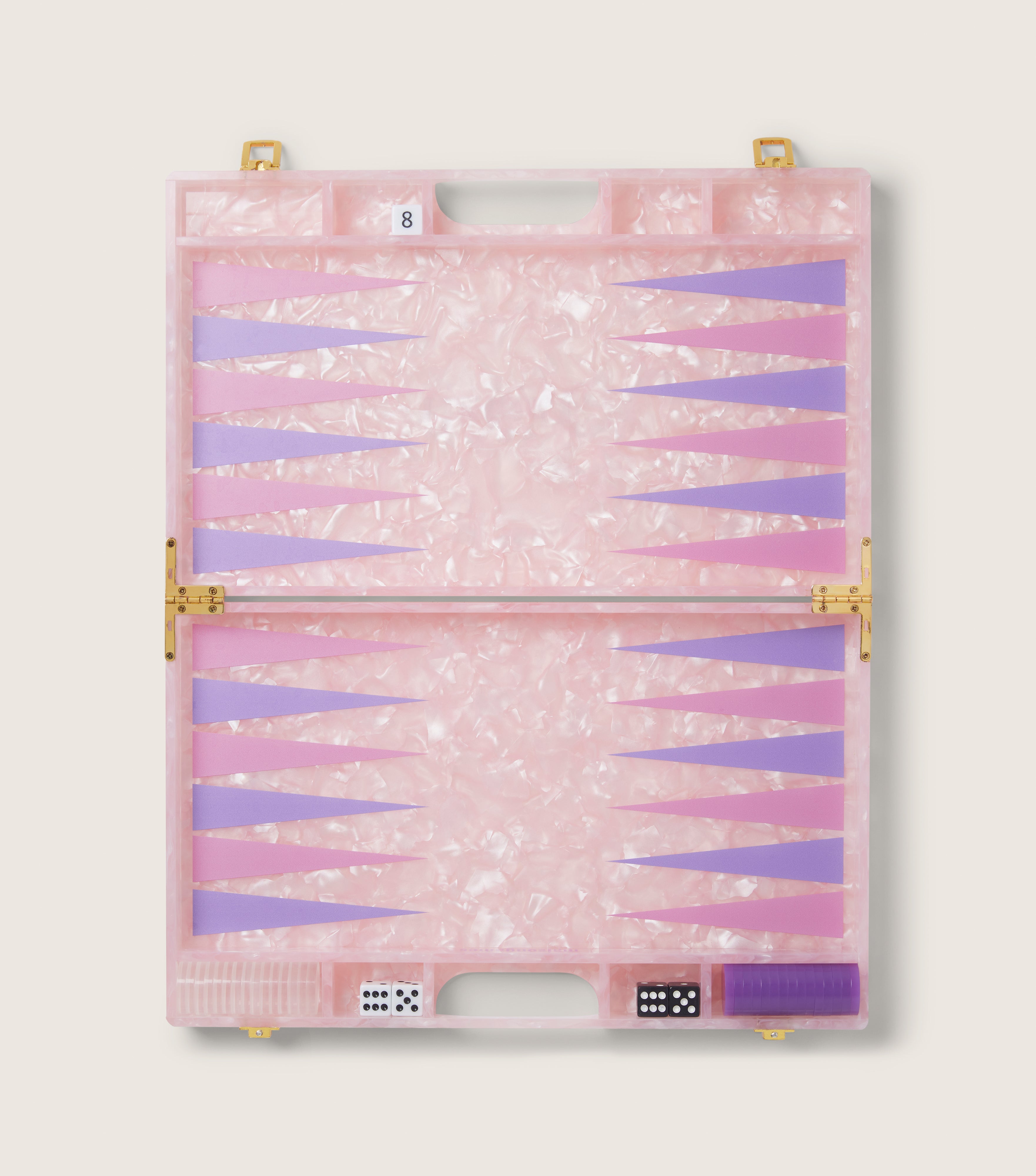 Backgammon Board - Pink