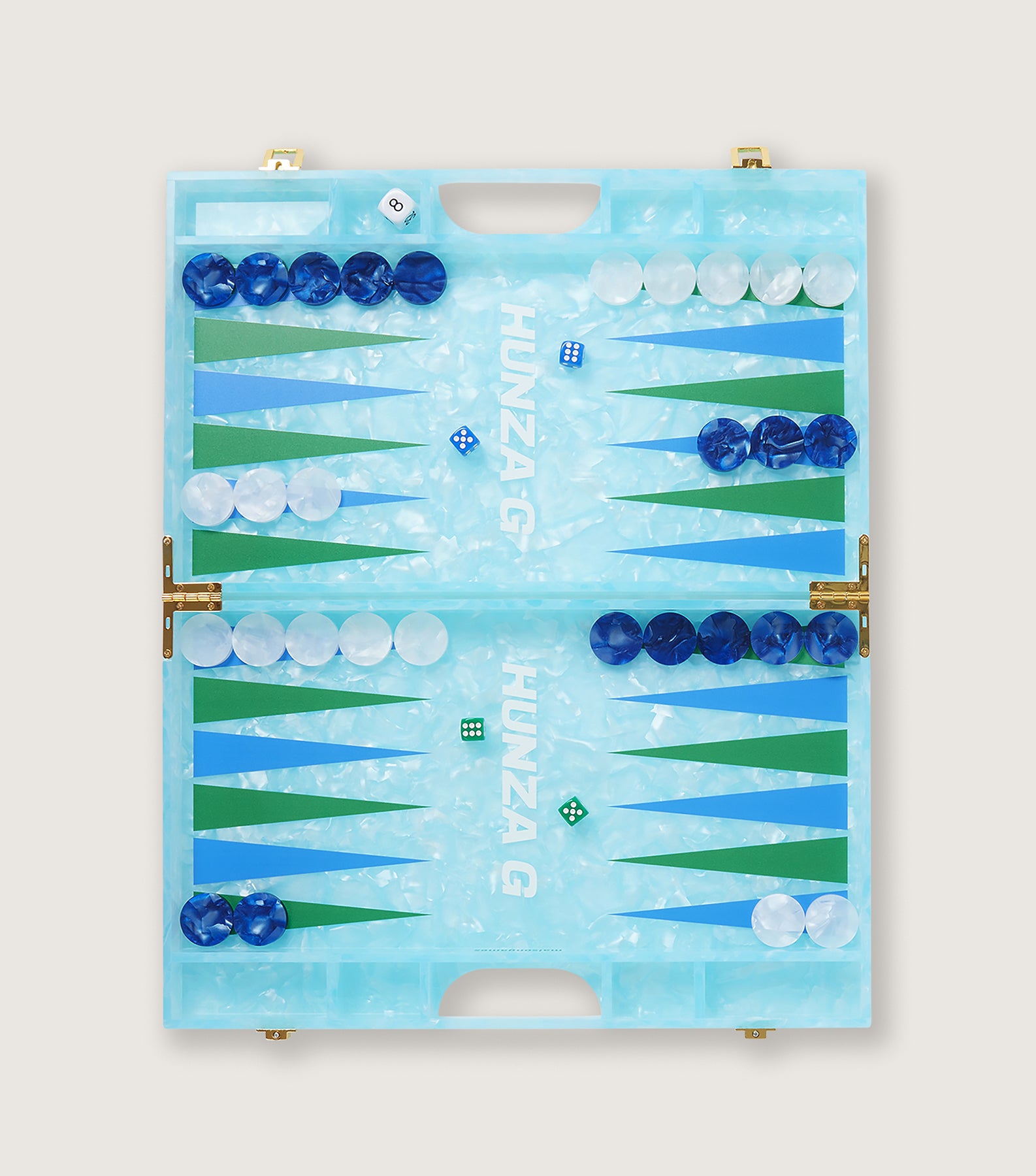 Backgammon Board - Blue