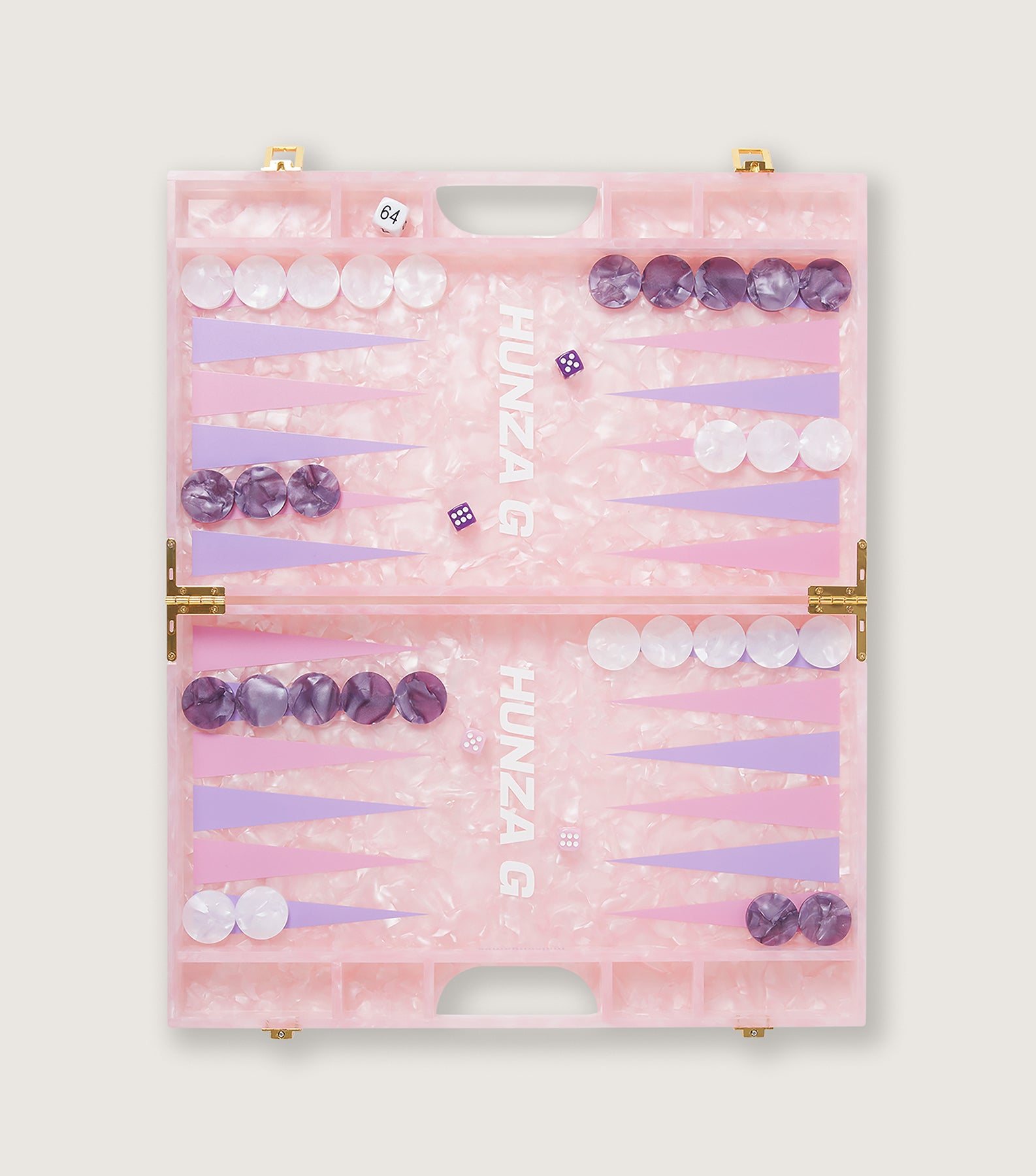 Backgammon Board - Pink