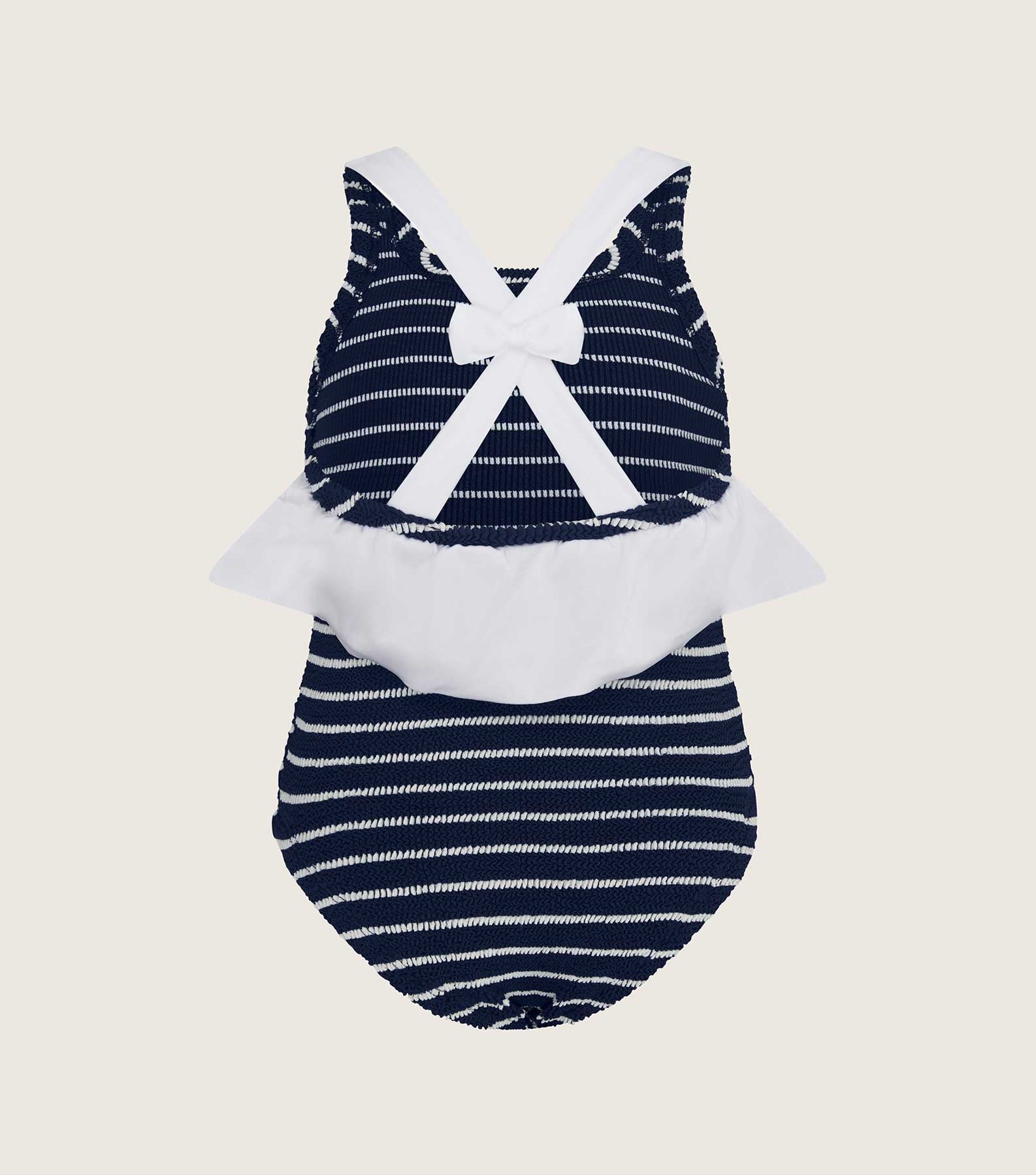 Baby Lara Swim - Navy/White Stripe