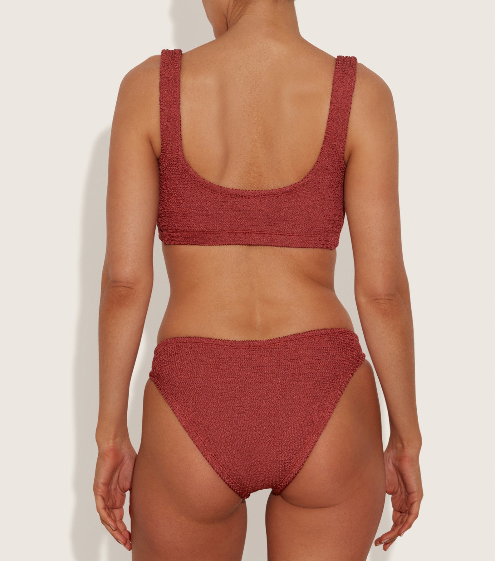 Coverage Juno Bikini - Metallic Rosewood