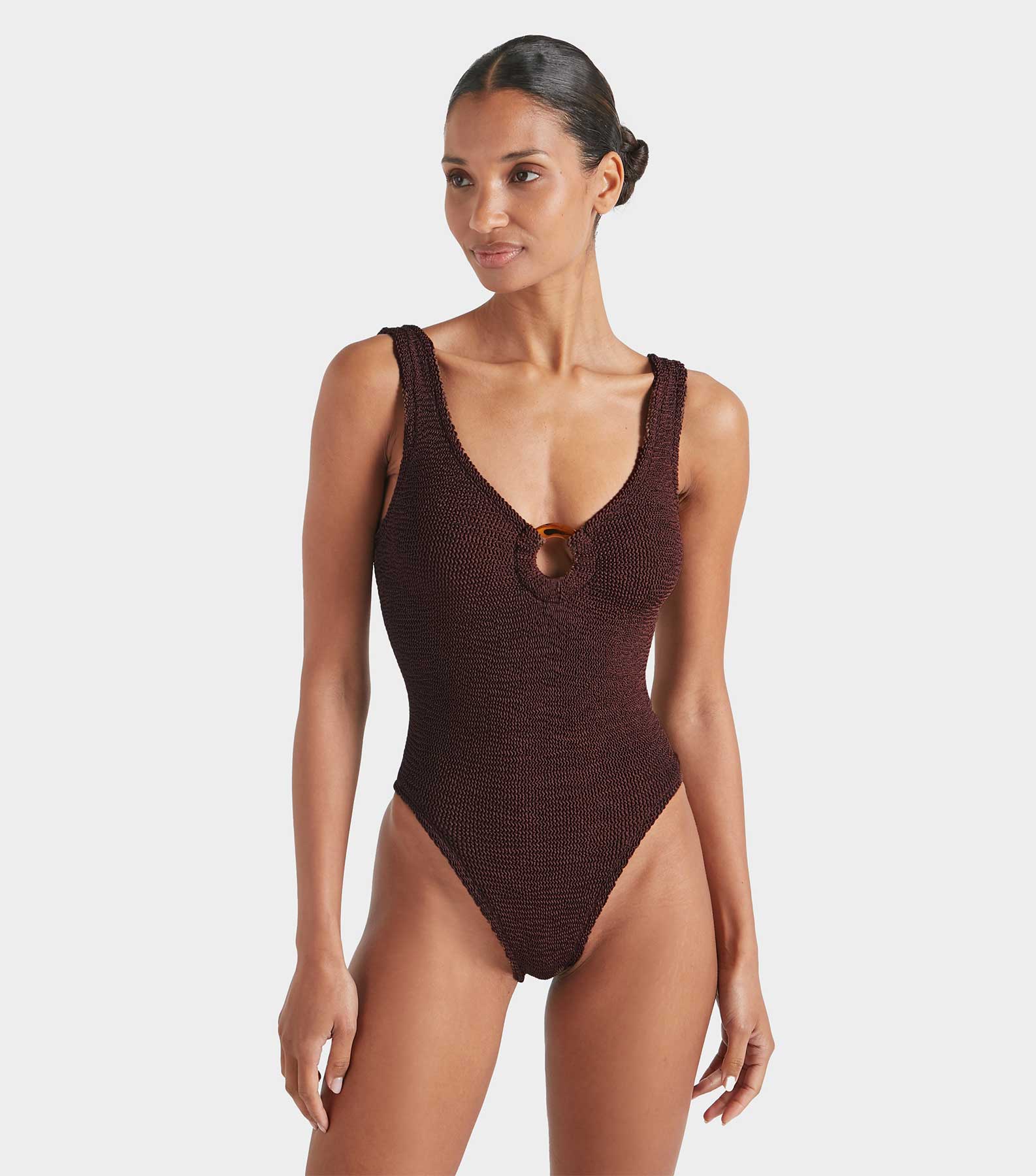 Celine Swim - Metallic Chocolate