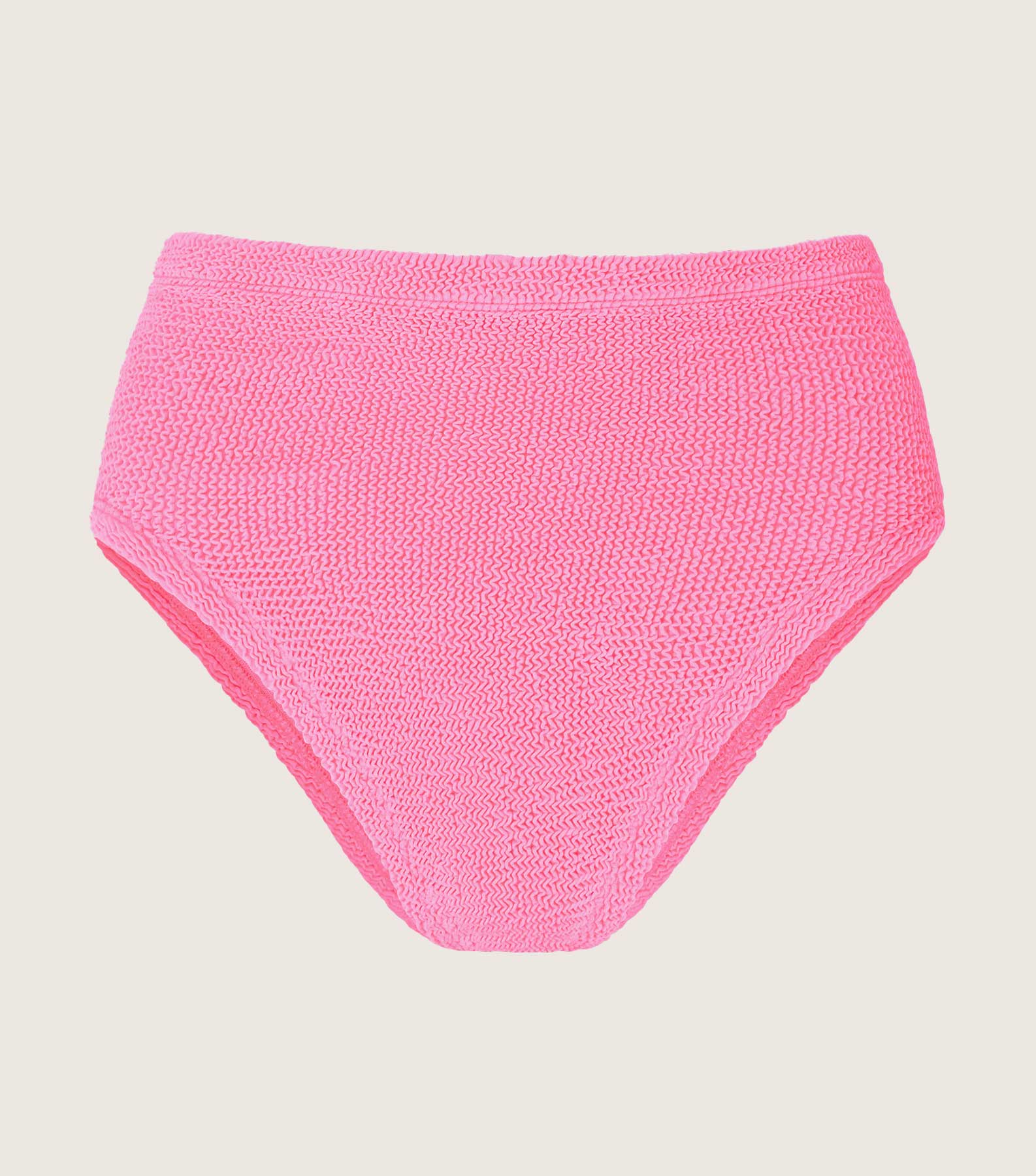 High Waist Bikini Bottom - Bubblegum