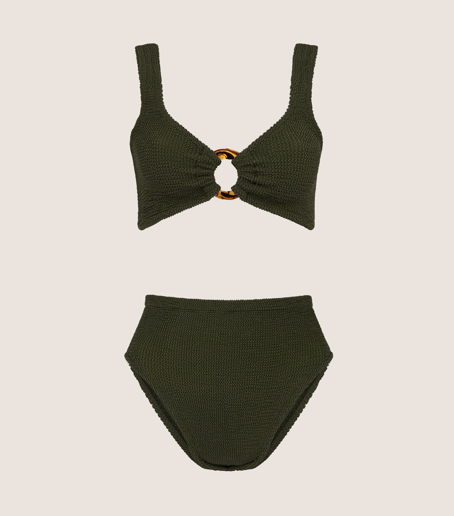 Nadine Bikini - Metallic Khaki