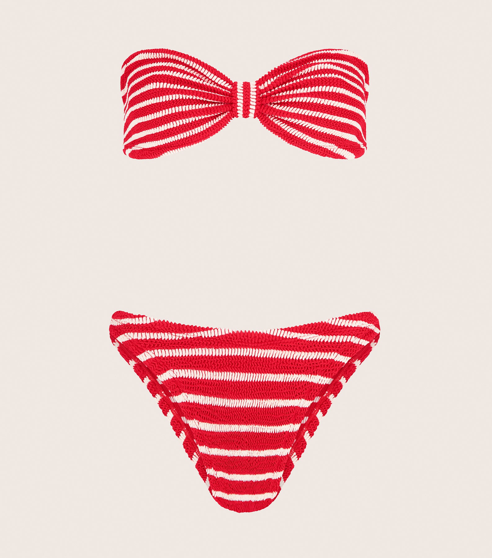 Jean Stripe Bikini - Red/White