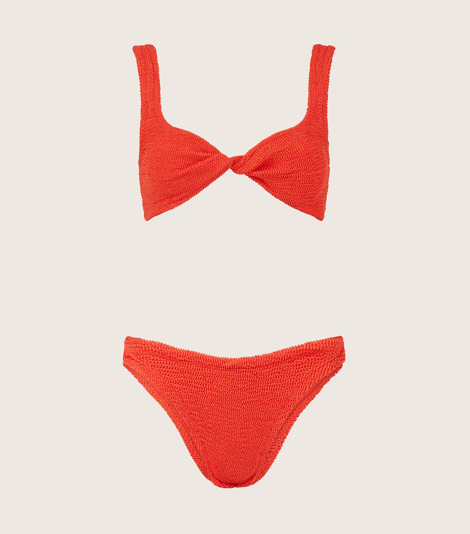 Juno Bikini - Metallic Tangerine