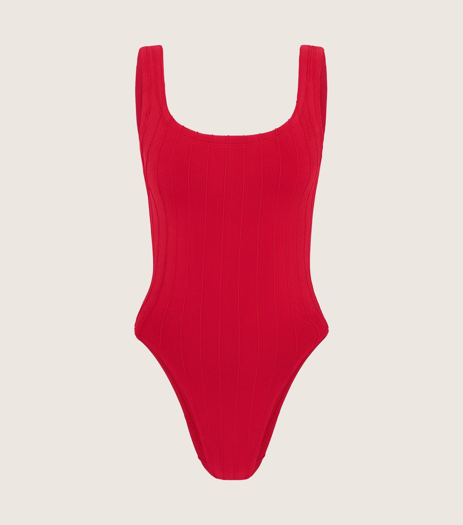 Square Neck Swim - Red