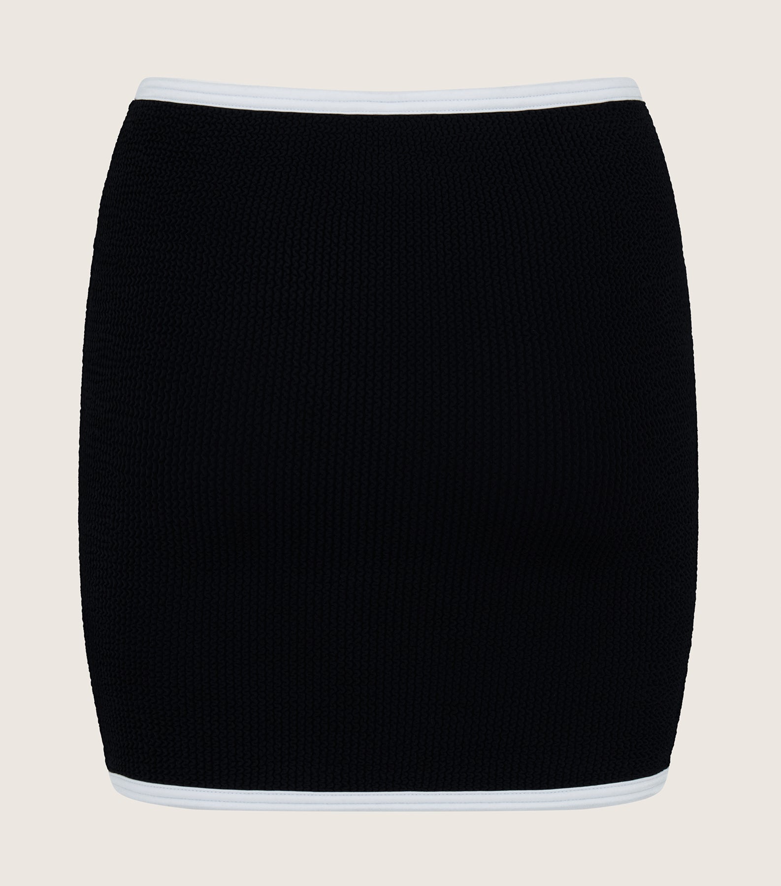 Swimskirt Bottom  - Black/White