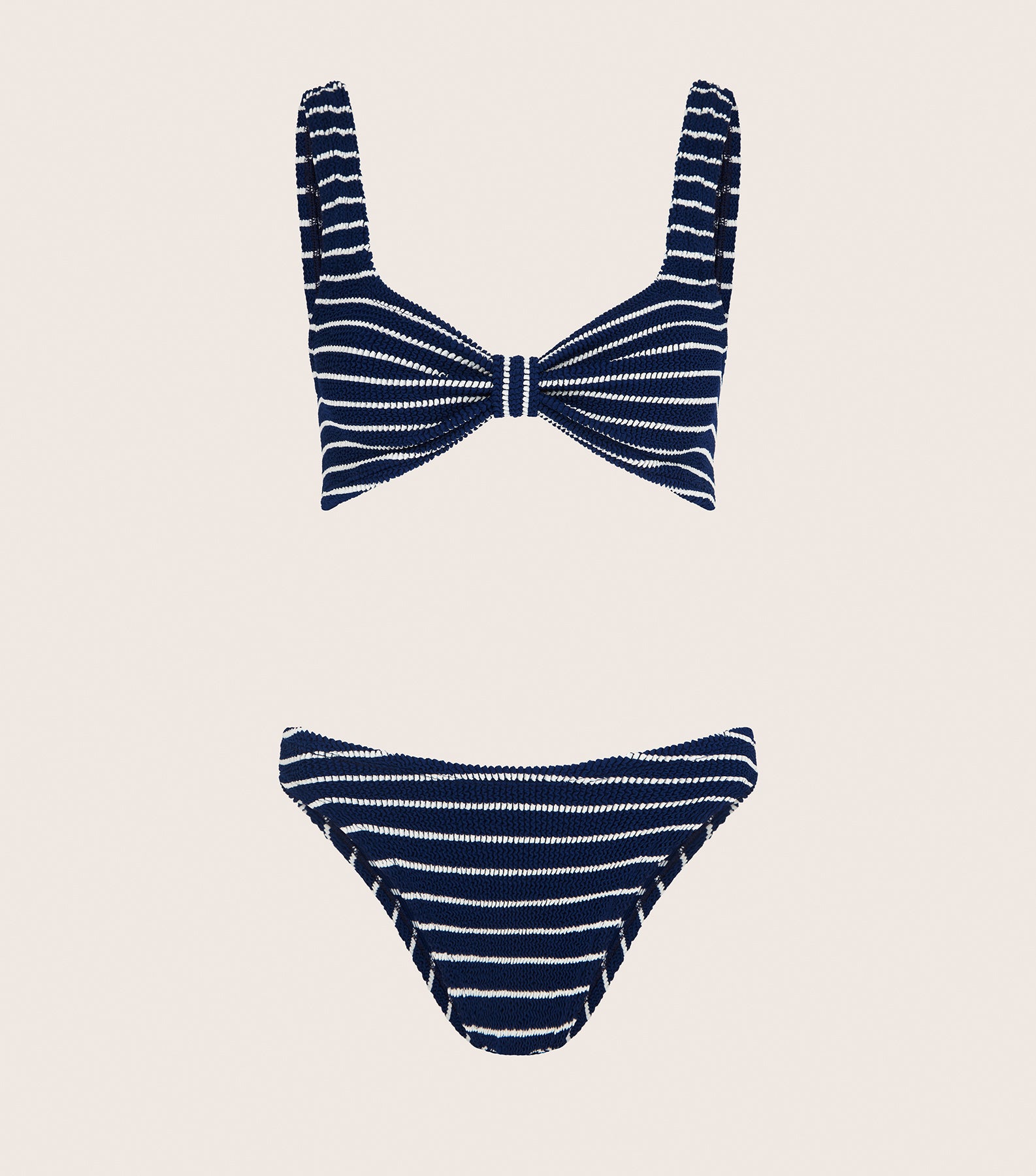 Bonnie Stripe Bikini - Navy/White