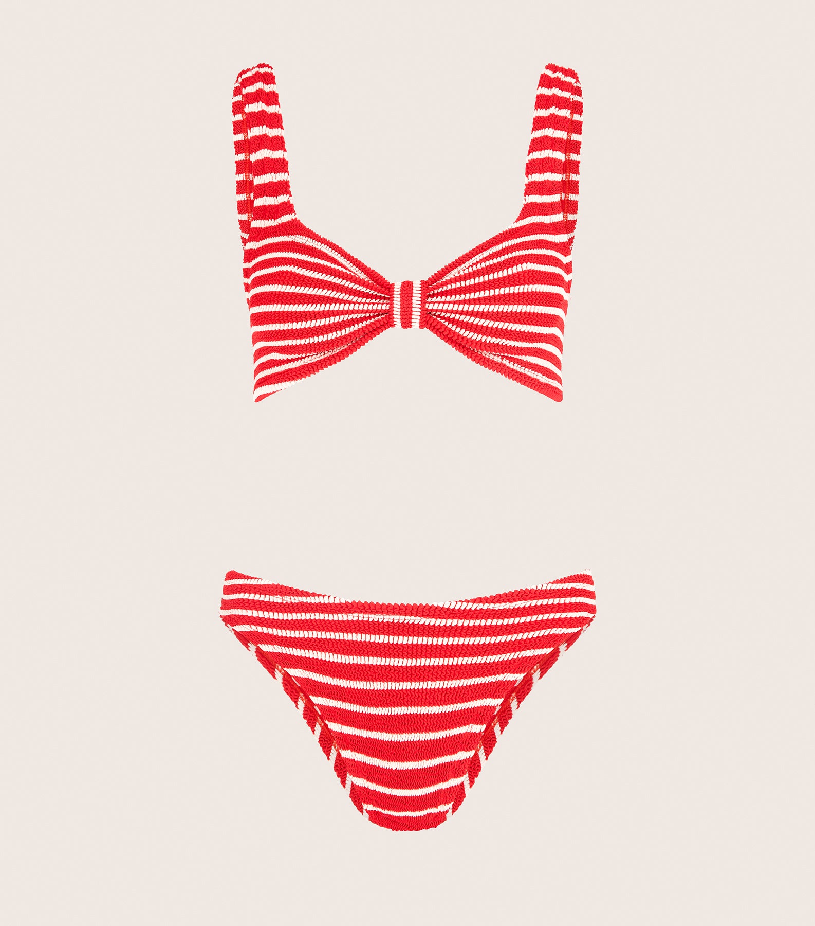 Bonnie Stripe Bikini - Red/White