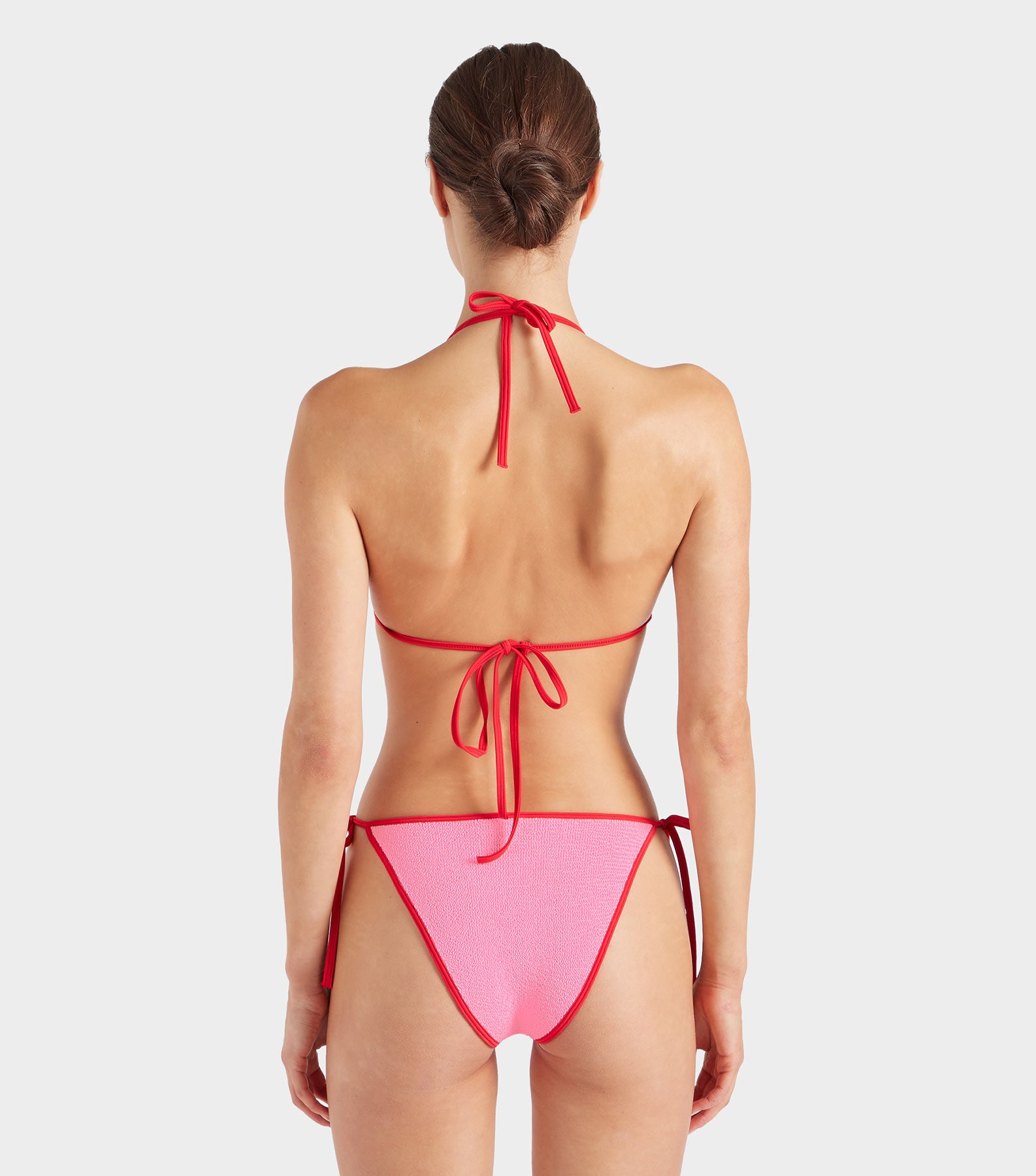 Gina Bikini Contrast - Bubblegum/Red