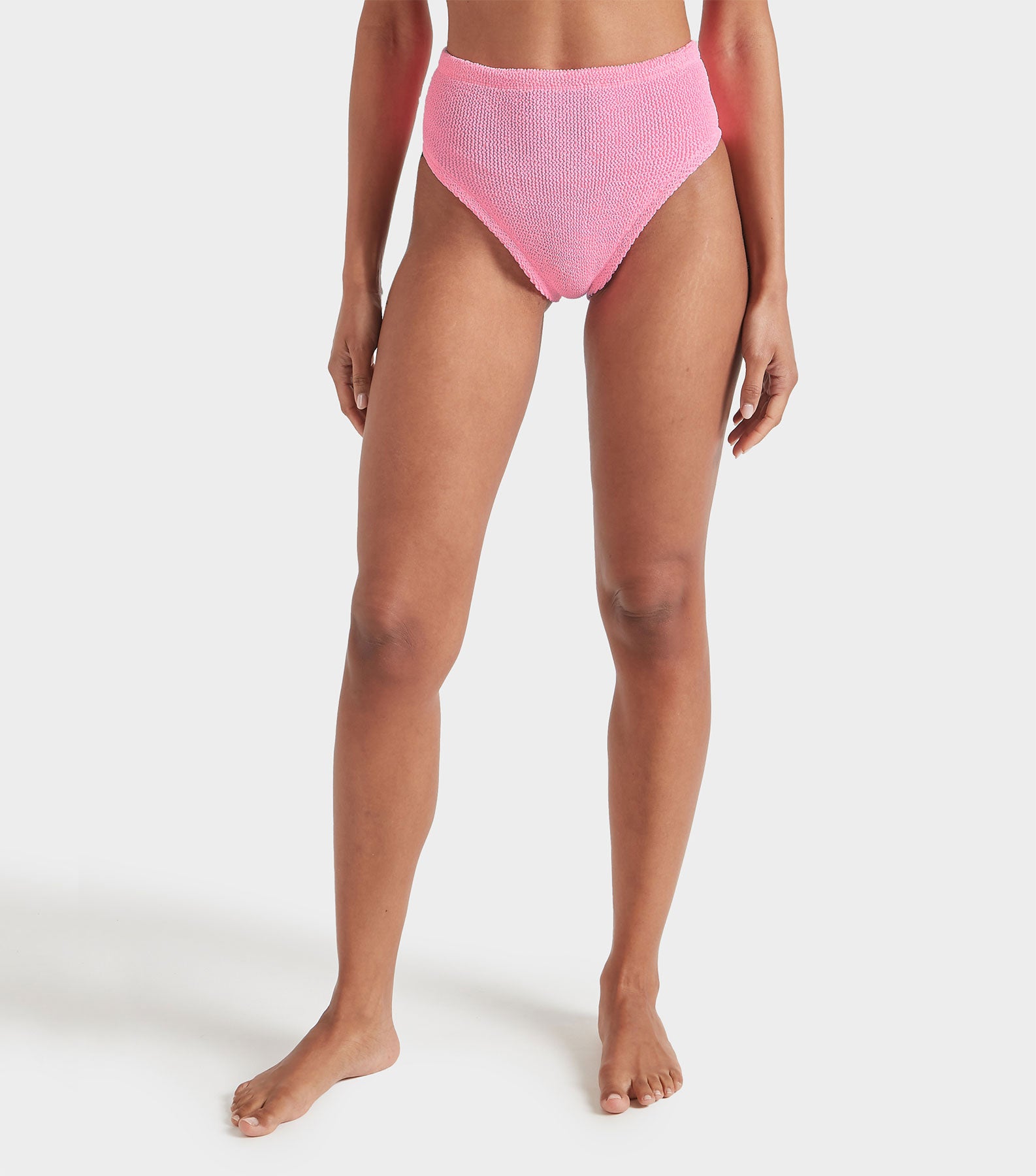 High Waist Bikini Bottom - Bubblegum