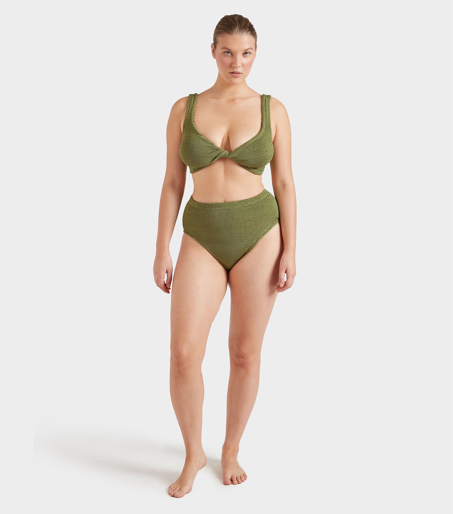 Jamie Bikini - Metallic Moss