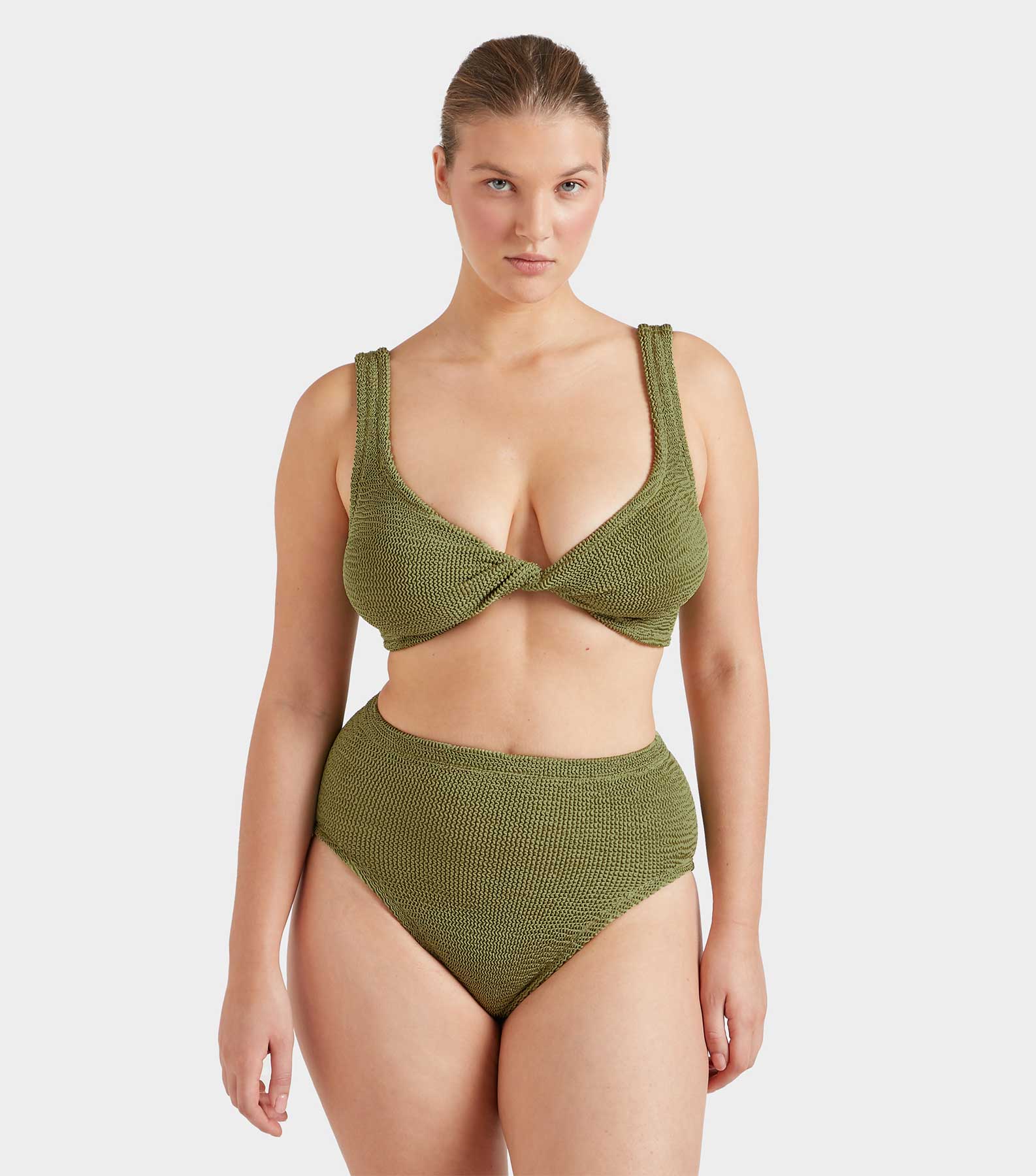 Jamie Bikini - Metallic Moss