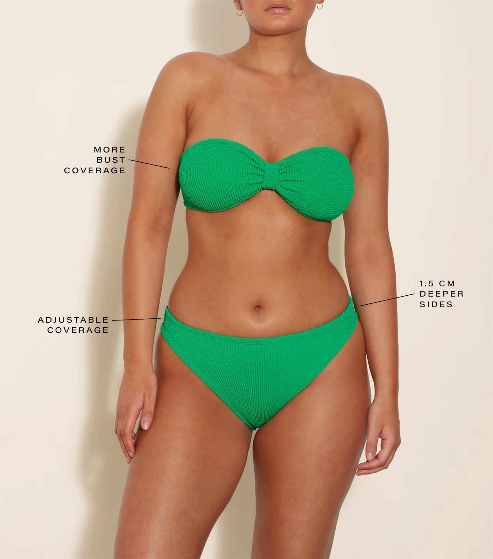 Coverage Jean Bikini - Emerald