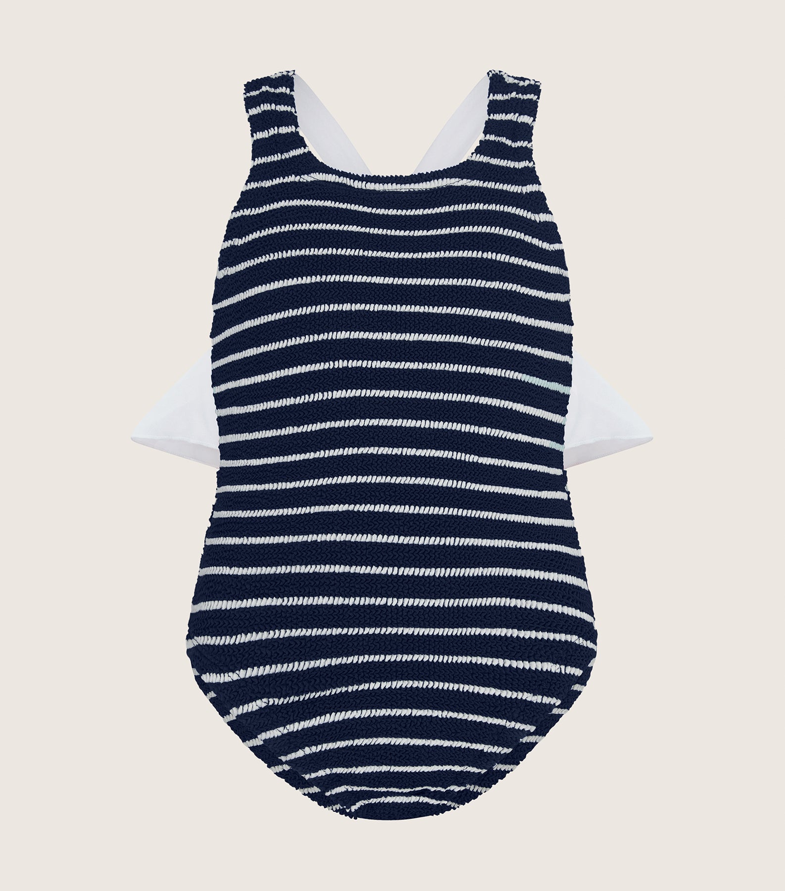 Kids Lara Swim - Navy/White Stripe