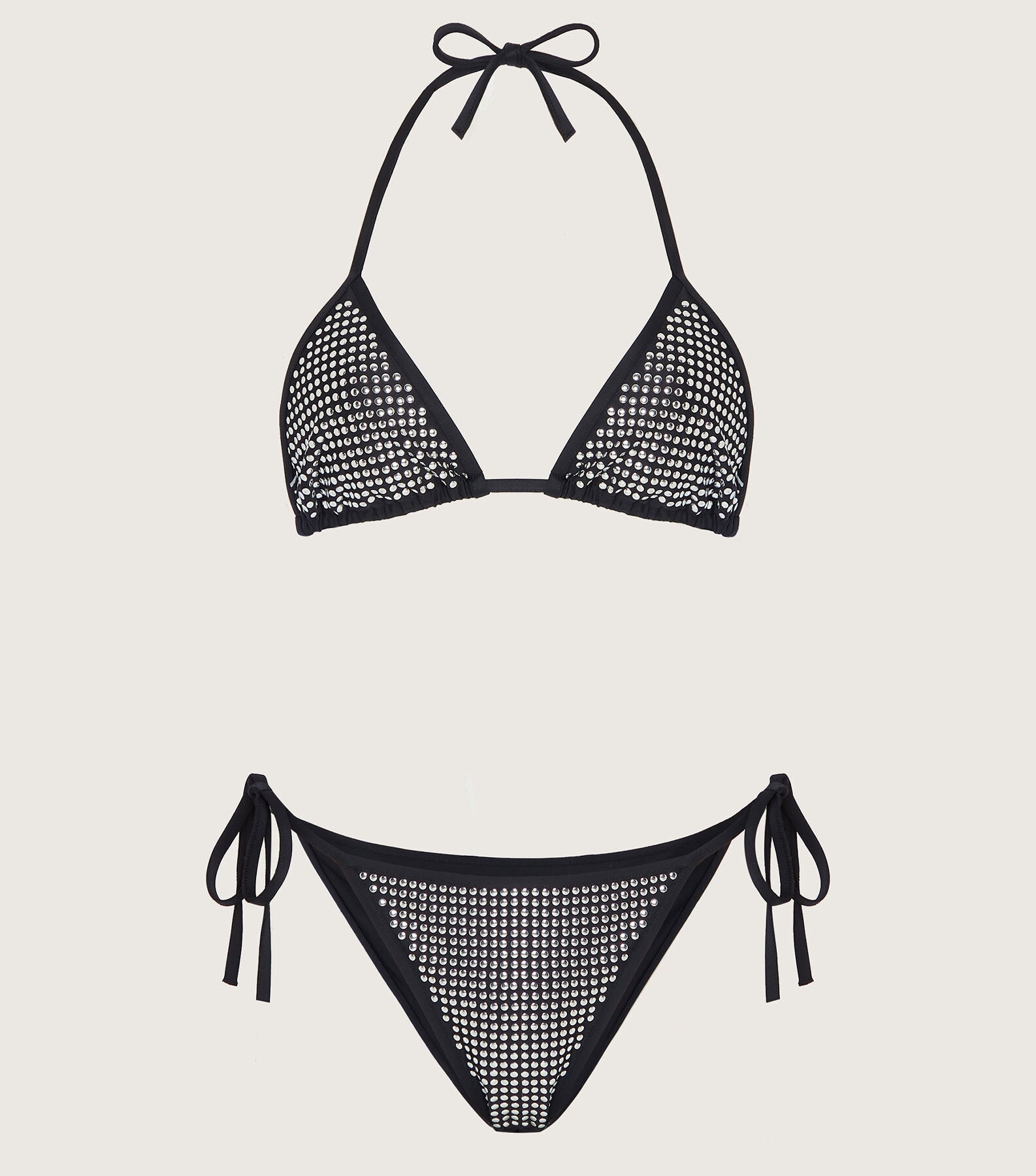 Monica Lava Bikini - Black/Silver