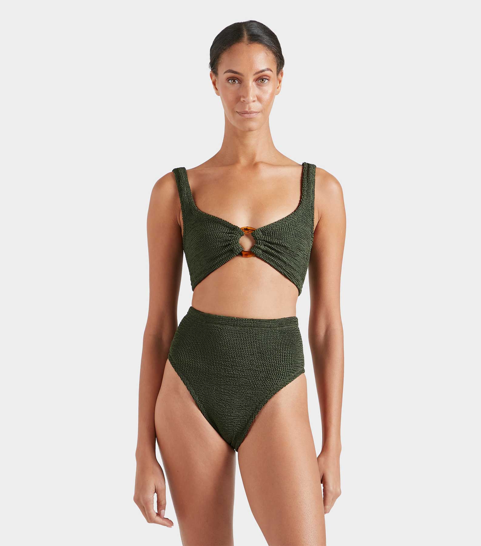 Nadine Bikini - Metallic Khaki