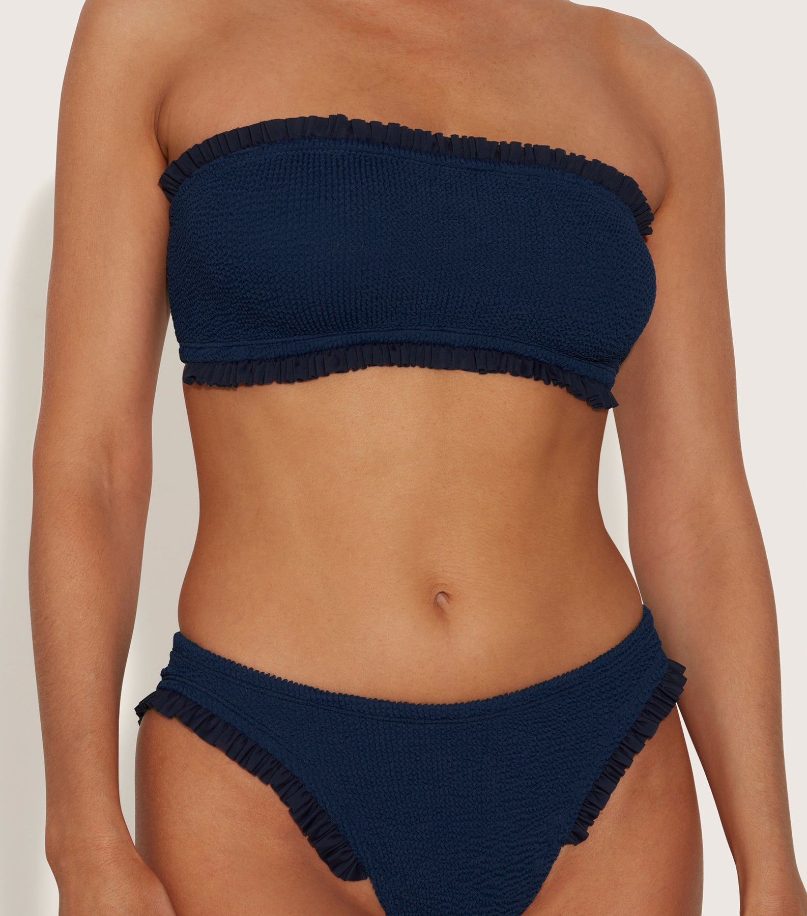 Tracey Frill Bikini - Navy