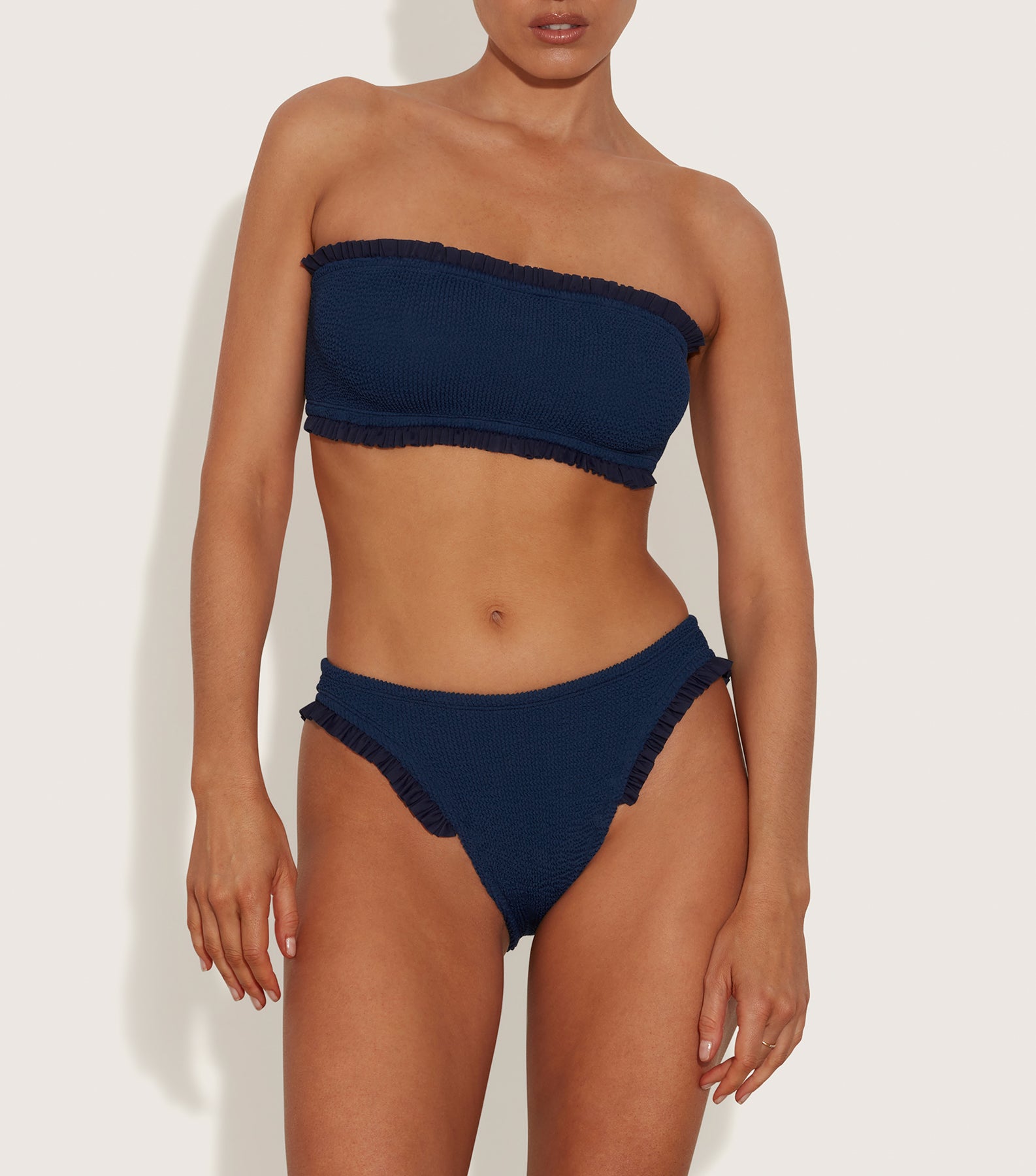 Tracey Frill Bikini - Navy