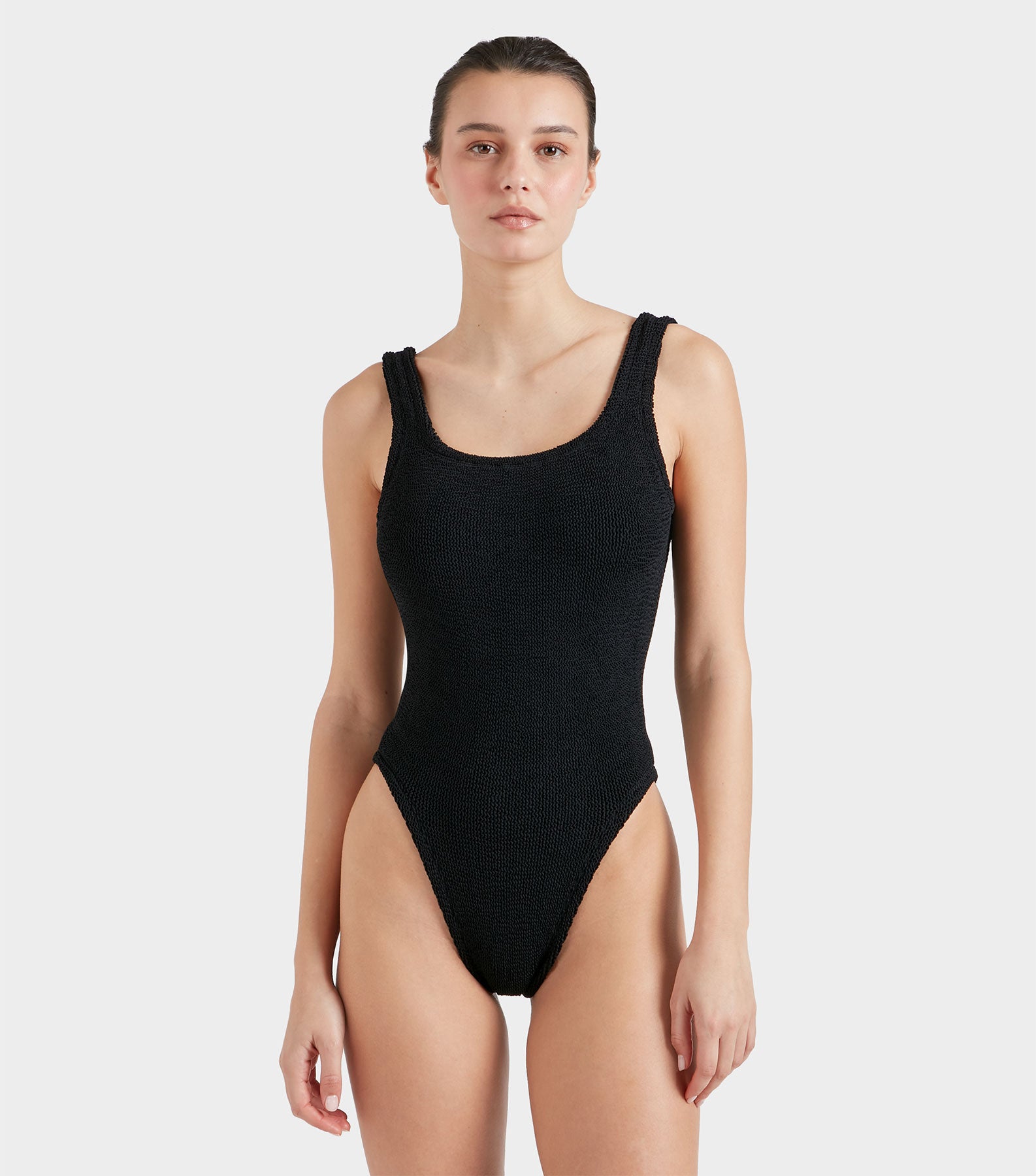 Square Neck Swim - Black