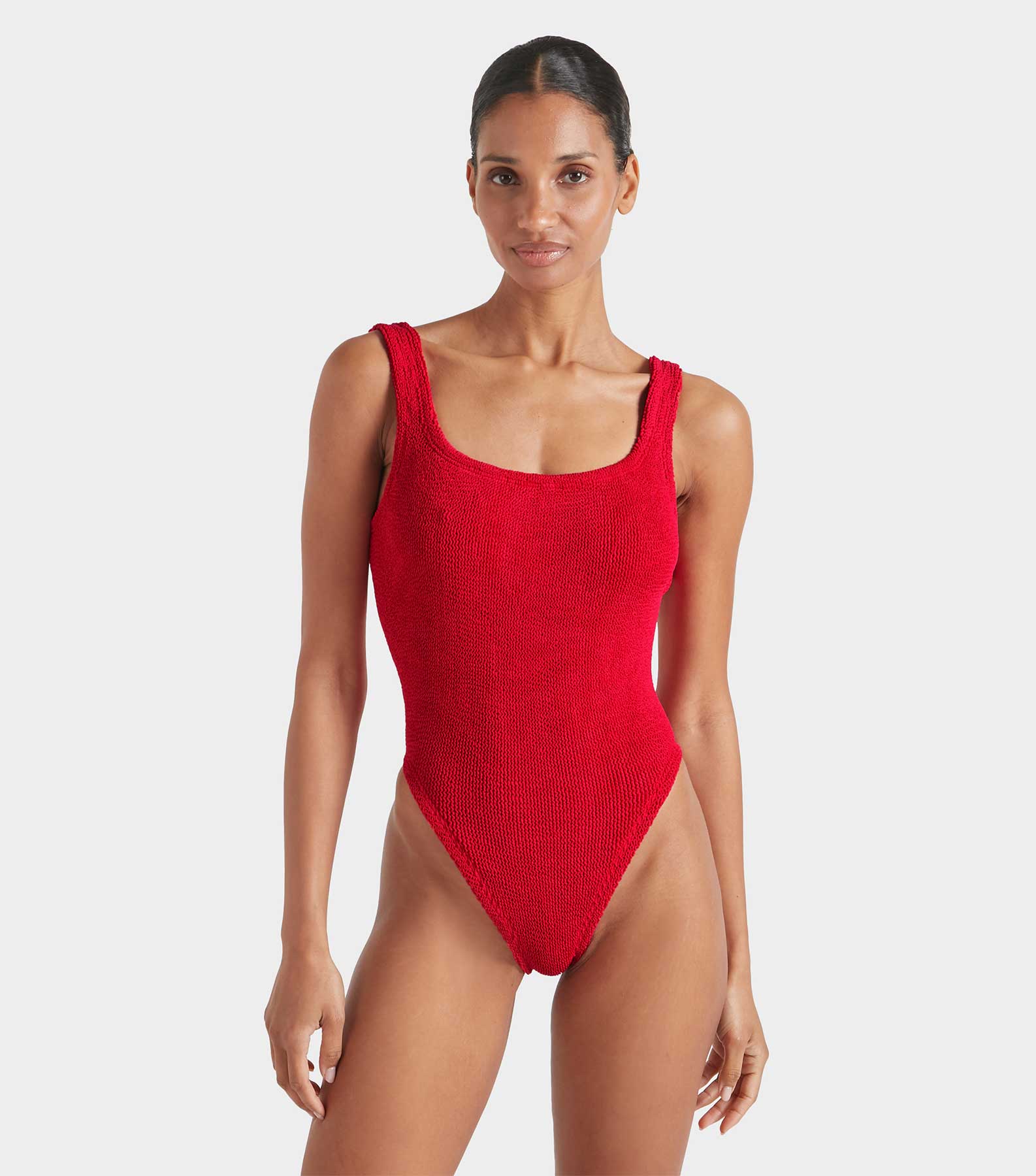 Square Neck Swim - Red