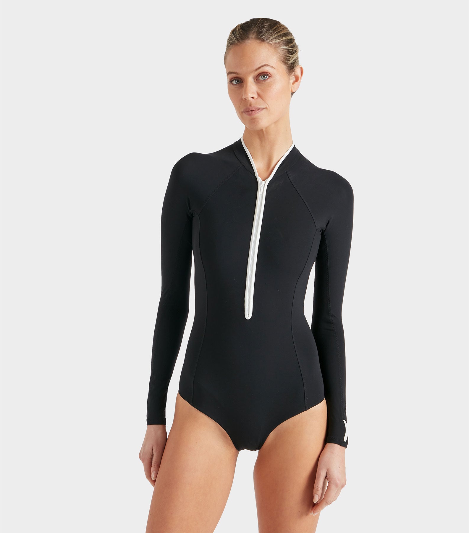 Tyra UPF 50+ Swim - Black/White