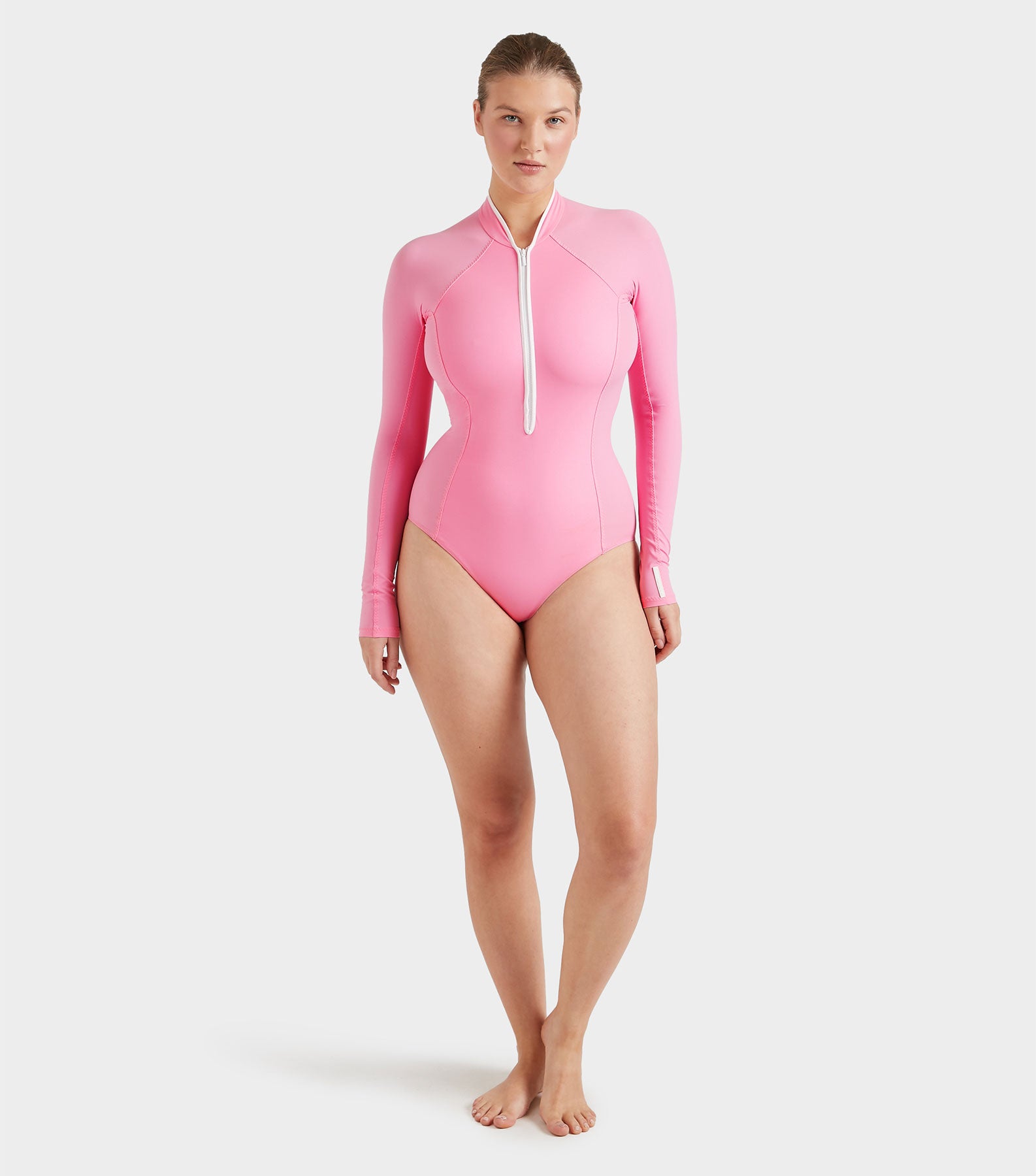 Tyra UPF 50+ Swim - Bubblegum/White