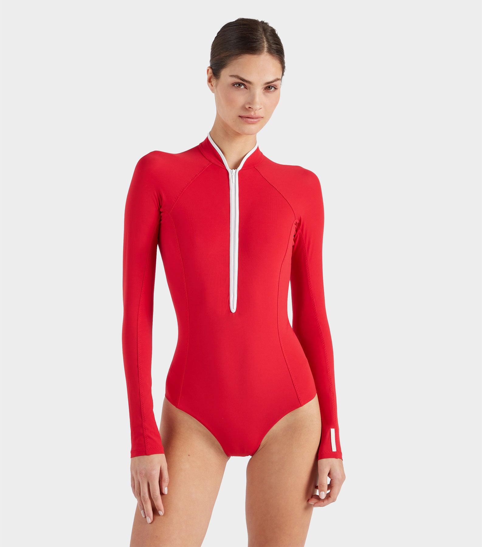 Tyra UPF 50+ Swim - Red/White