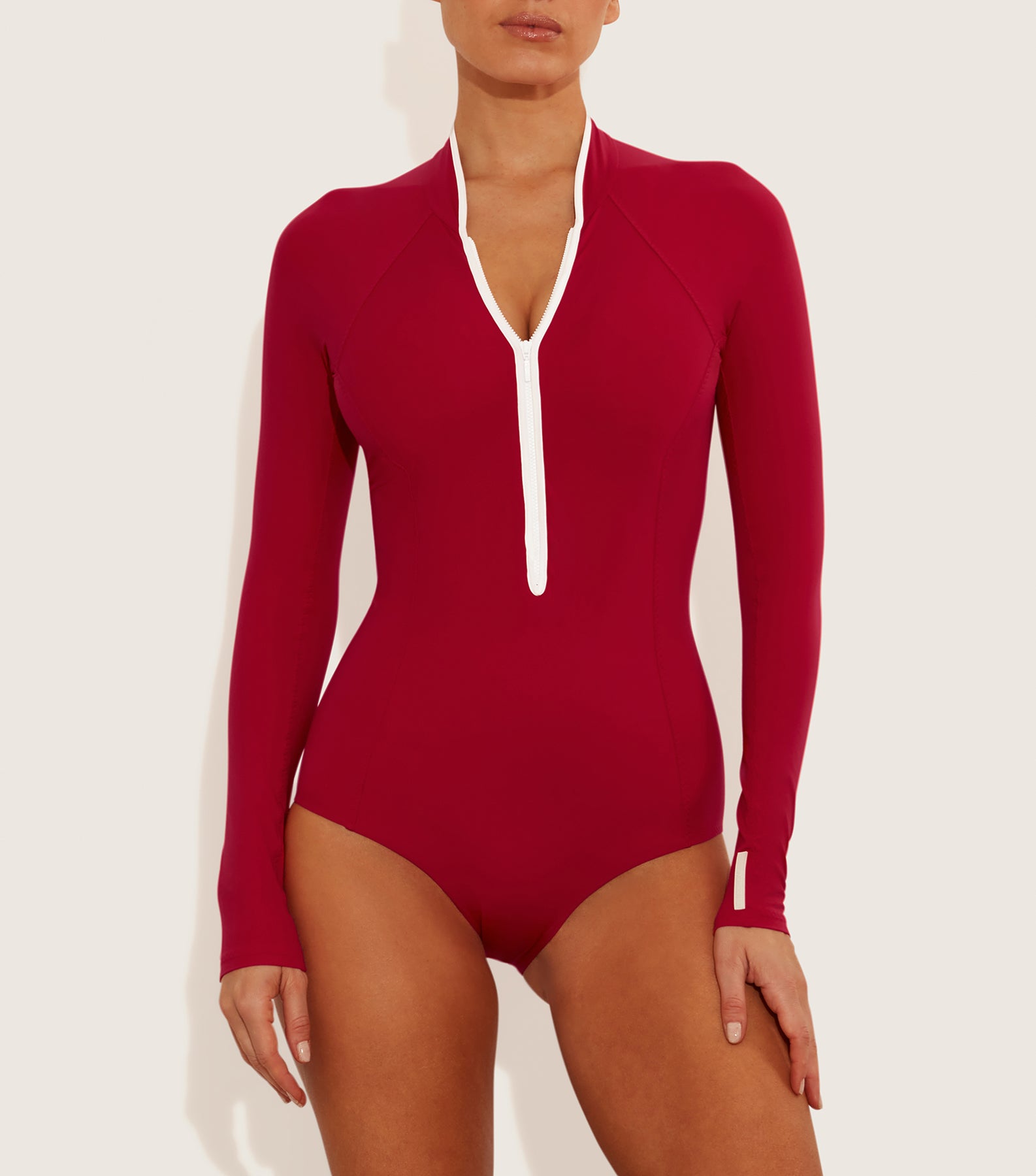 Tyra UPF 50+ Swim - Red/White