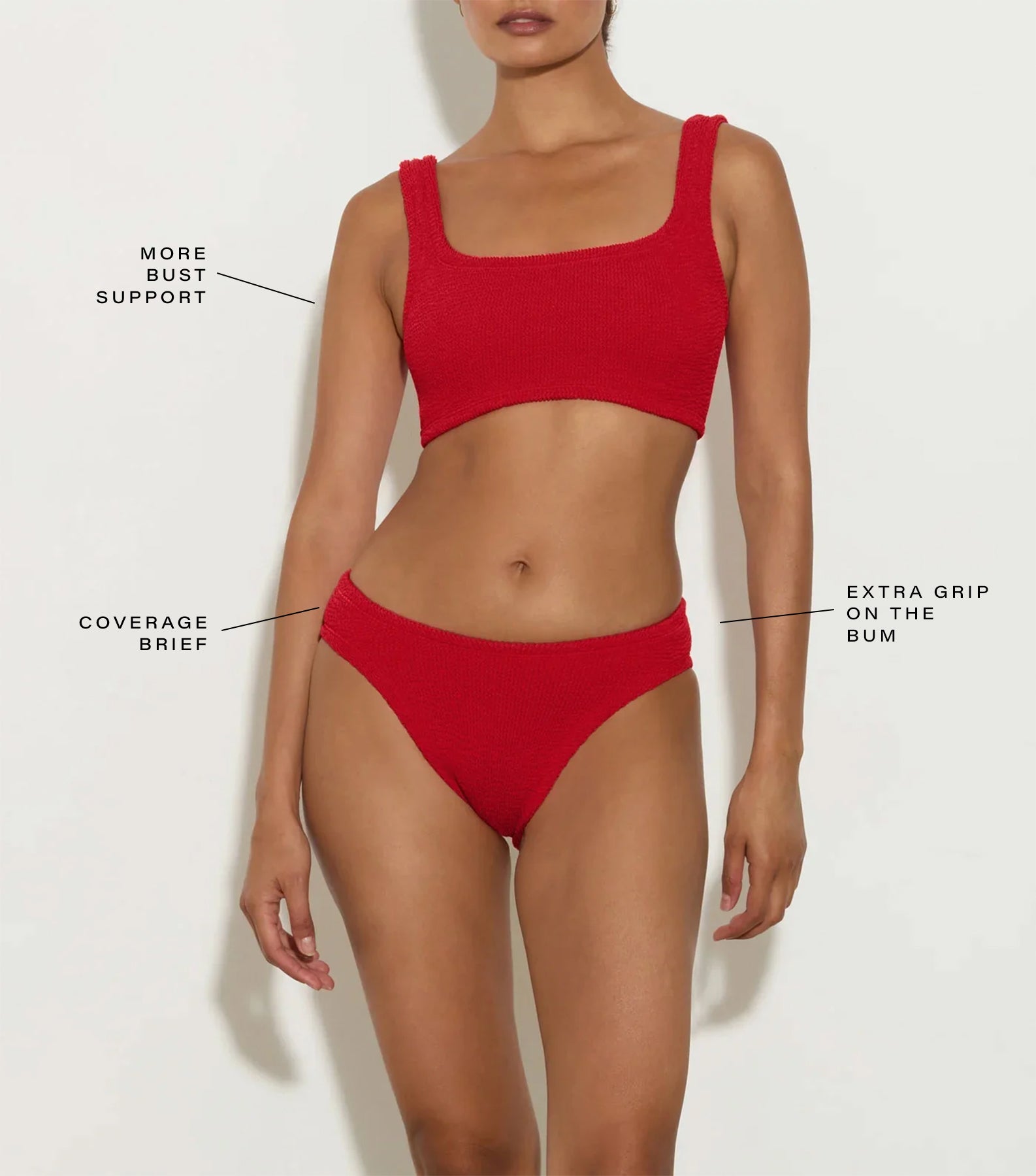 Coverage Xandra Bikini - Red